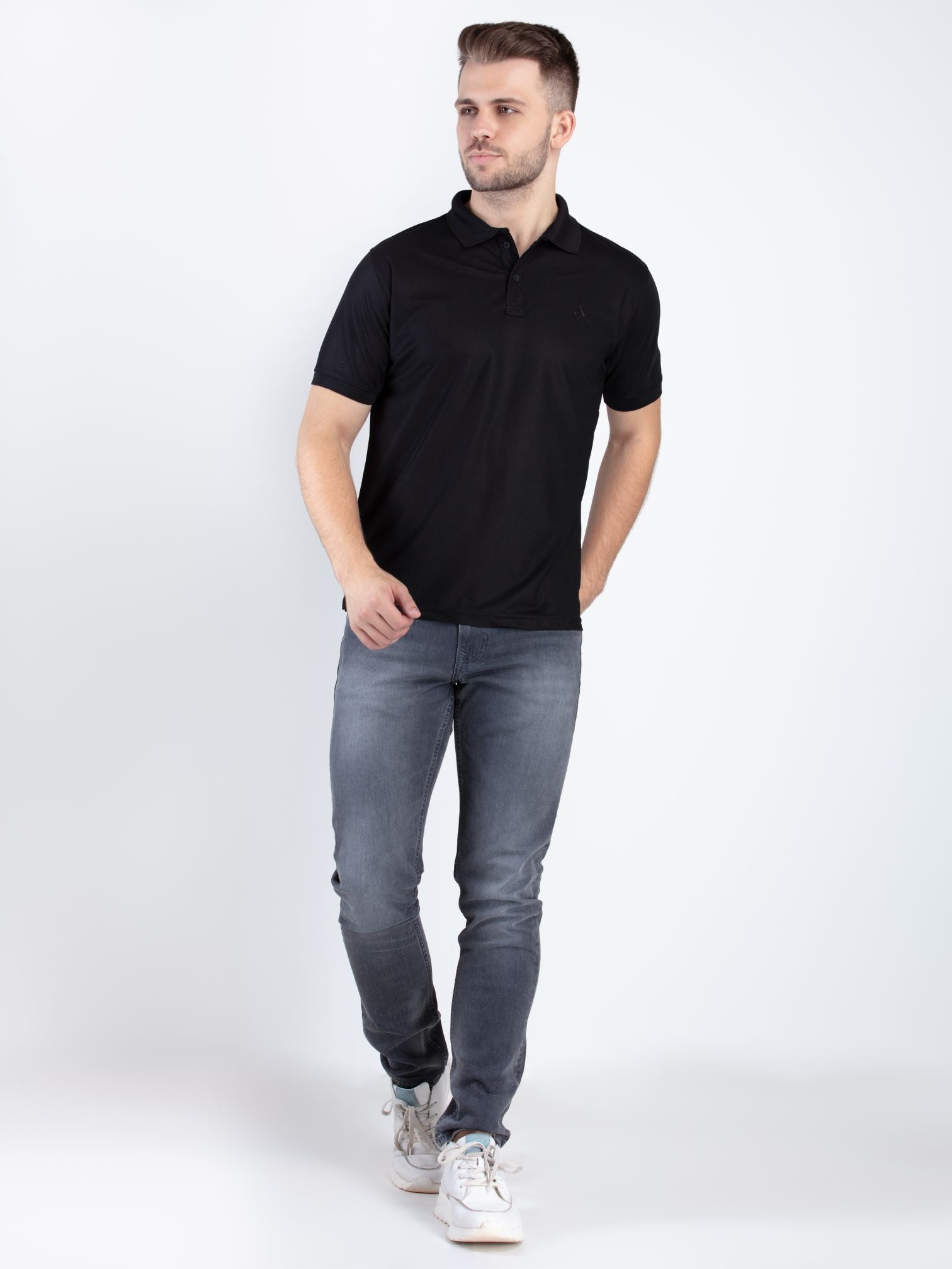Black Polo T-shirt