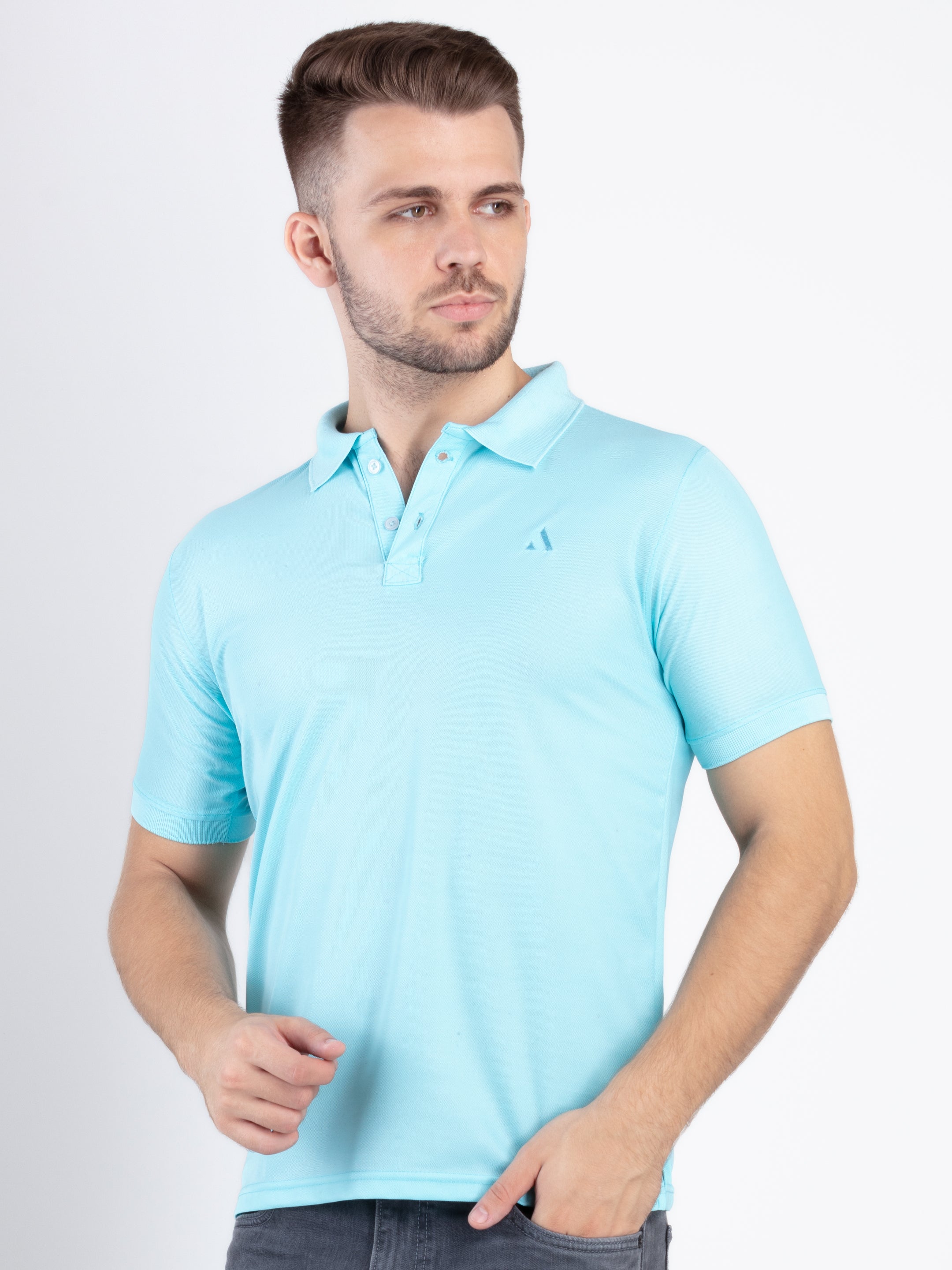 Light Blue Polo T-shirt