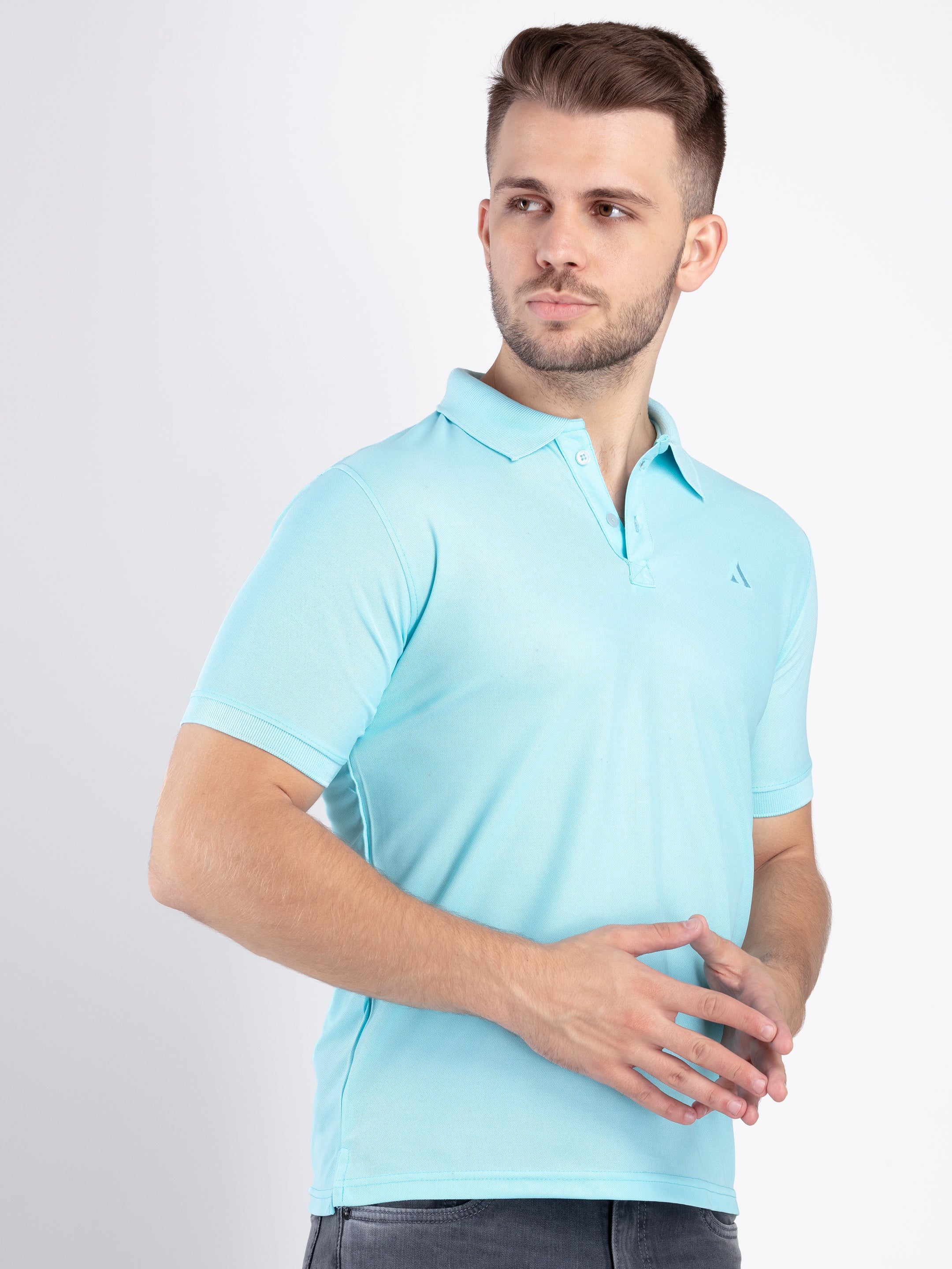 Light Blue Polo T-shirt