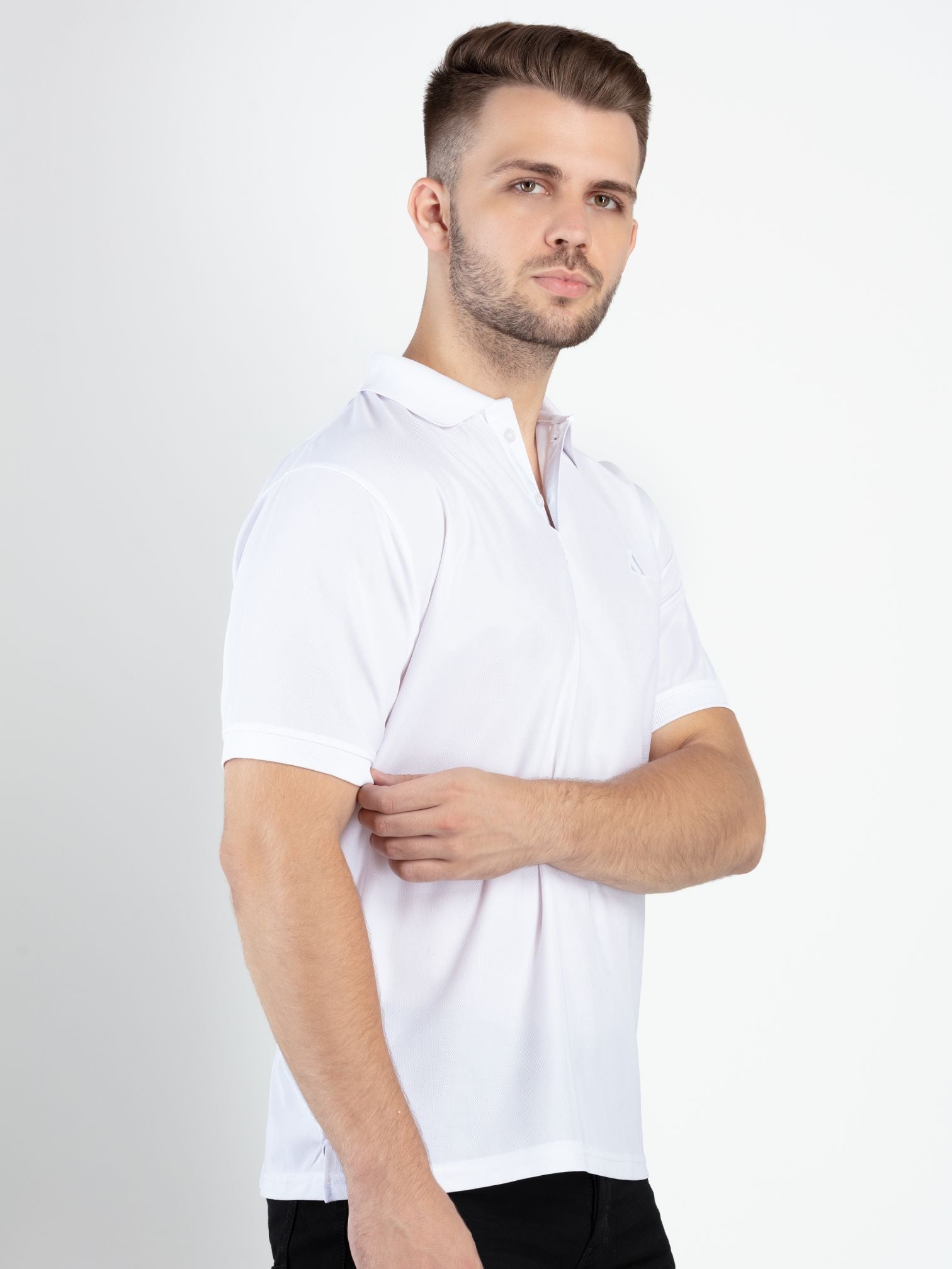 White Polo T-shirt