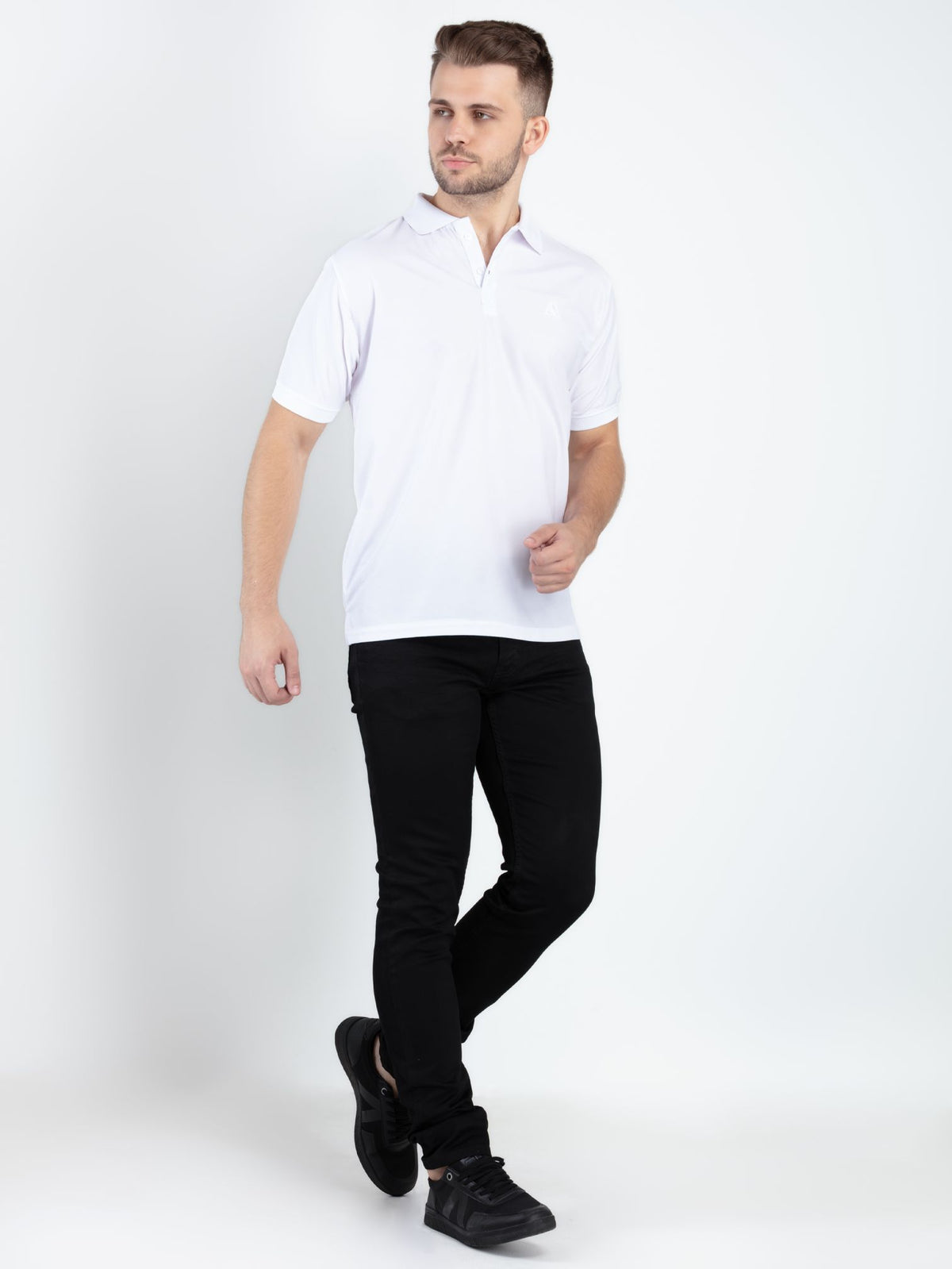 White Polo T-shirt