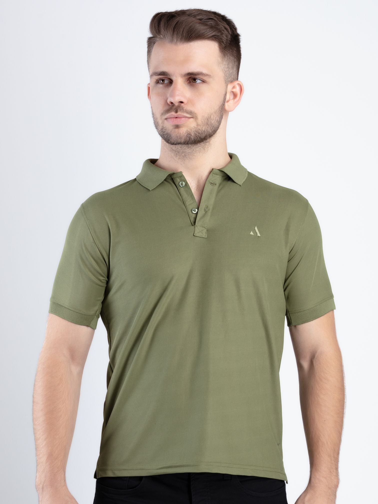 Olive Green Polo T-shirt