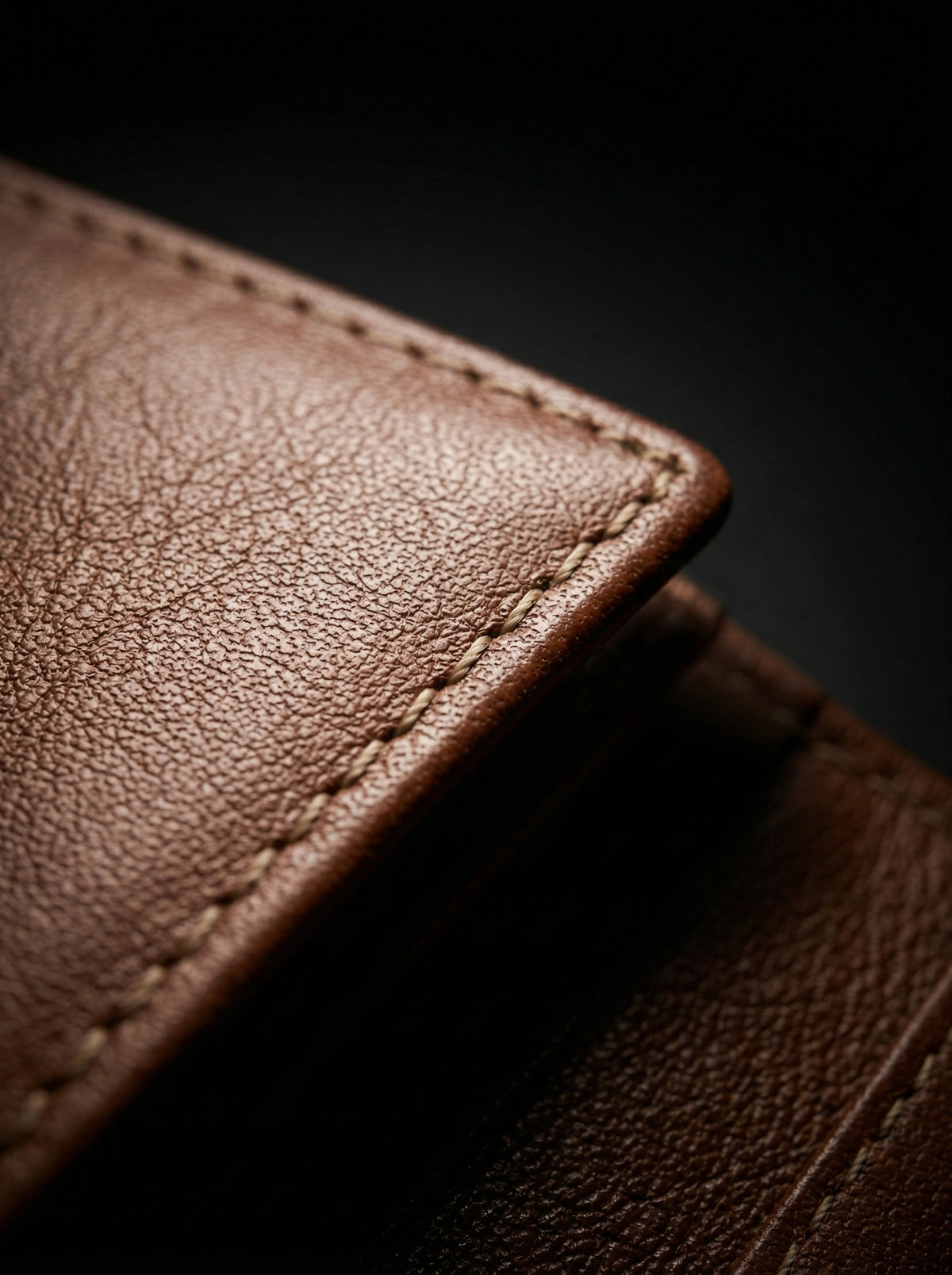 Duo Tone Heritage Snap-Closure Leather Tri-Fold Continental Wallet
