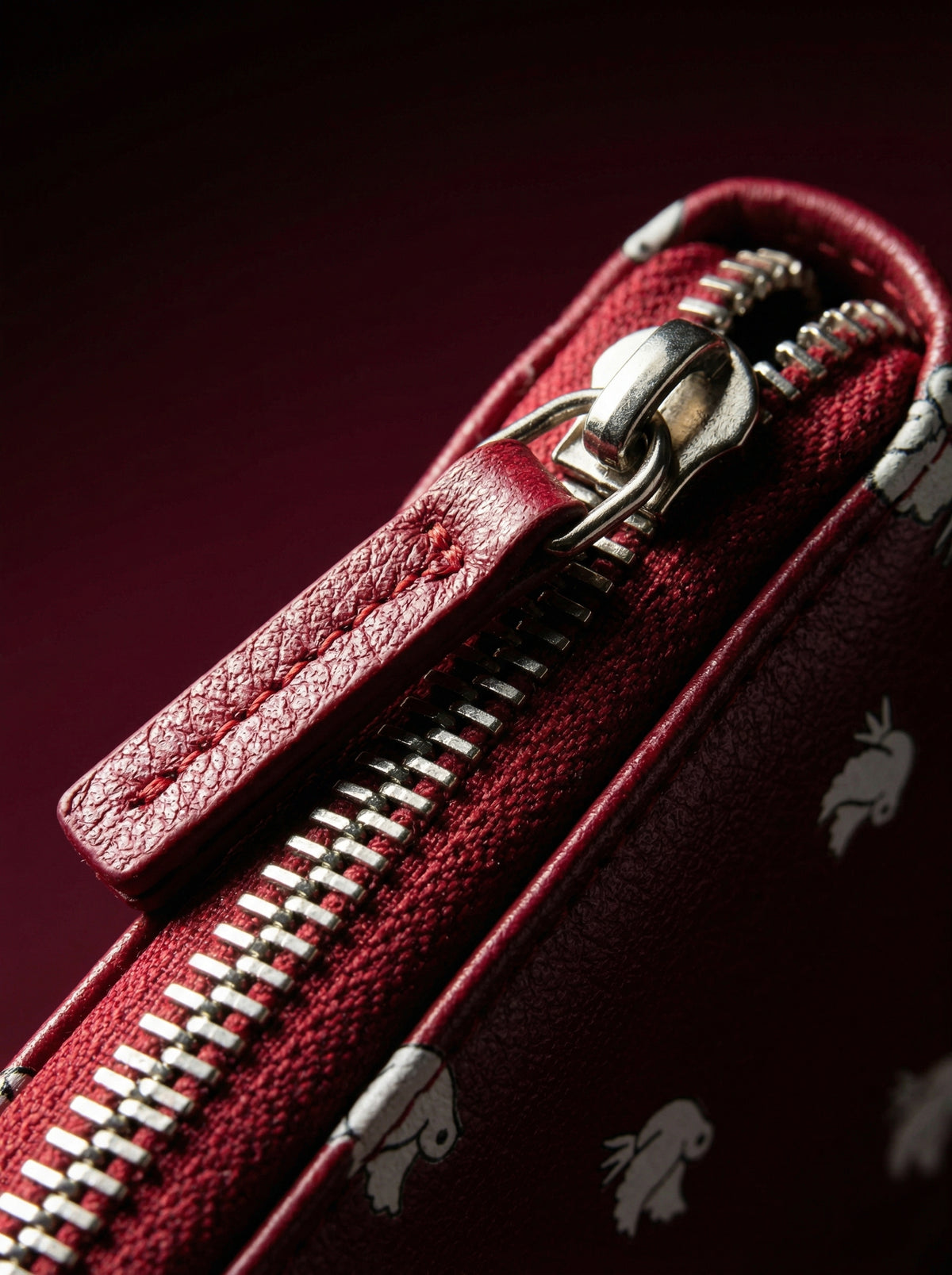The Verdant Songbird Zip-Around Leather Continental Wallet