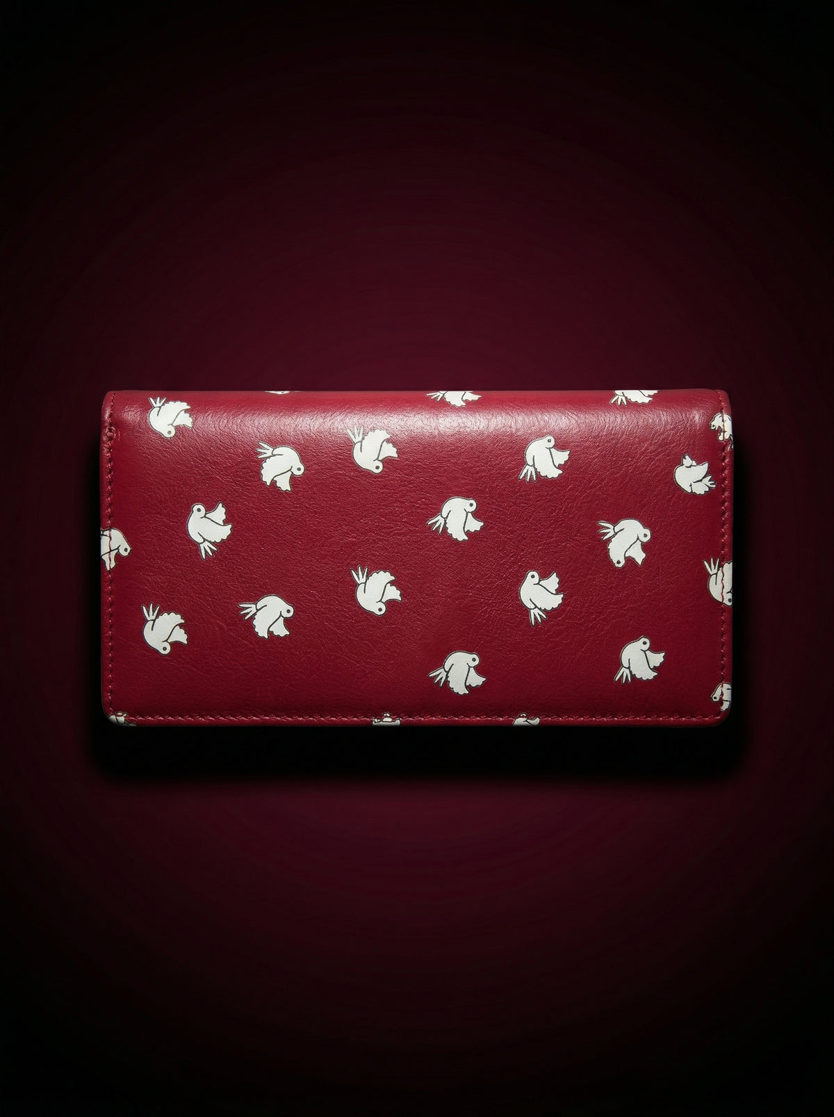 The Verdant Songbird Zip-Around Leather Continental Wallet