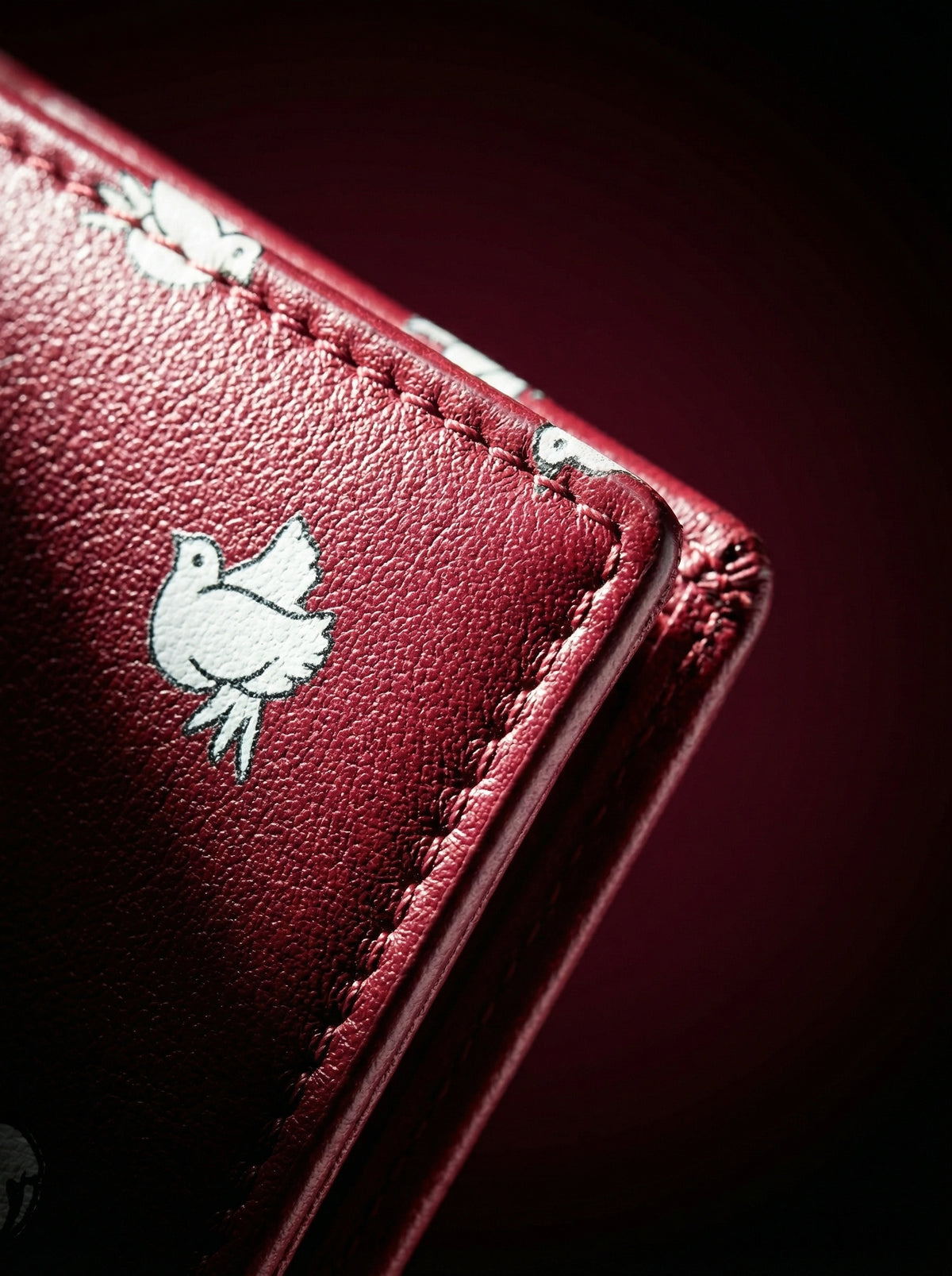 The Verdant Songbird Zip-Around Leather Continental Wallet