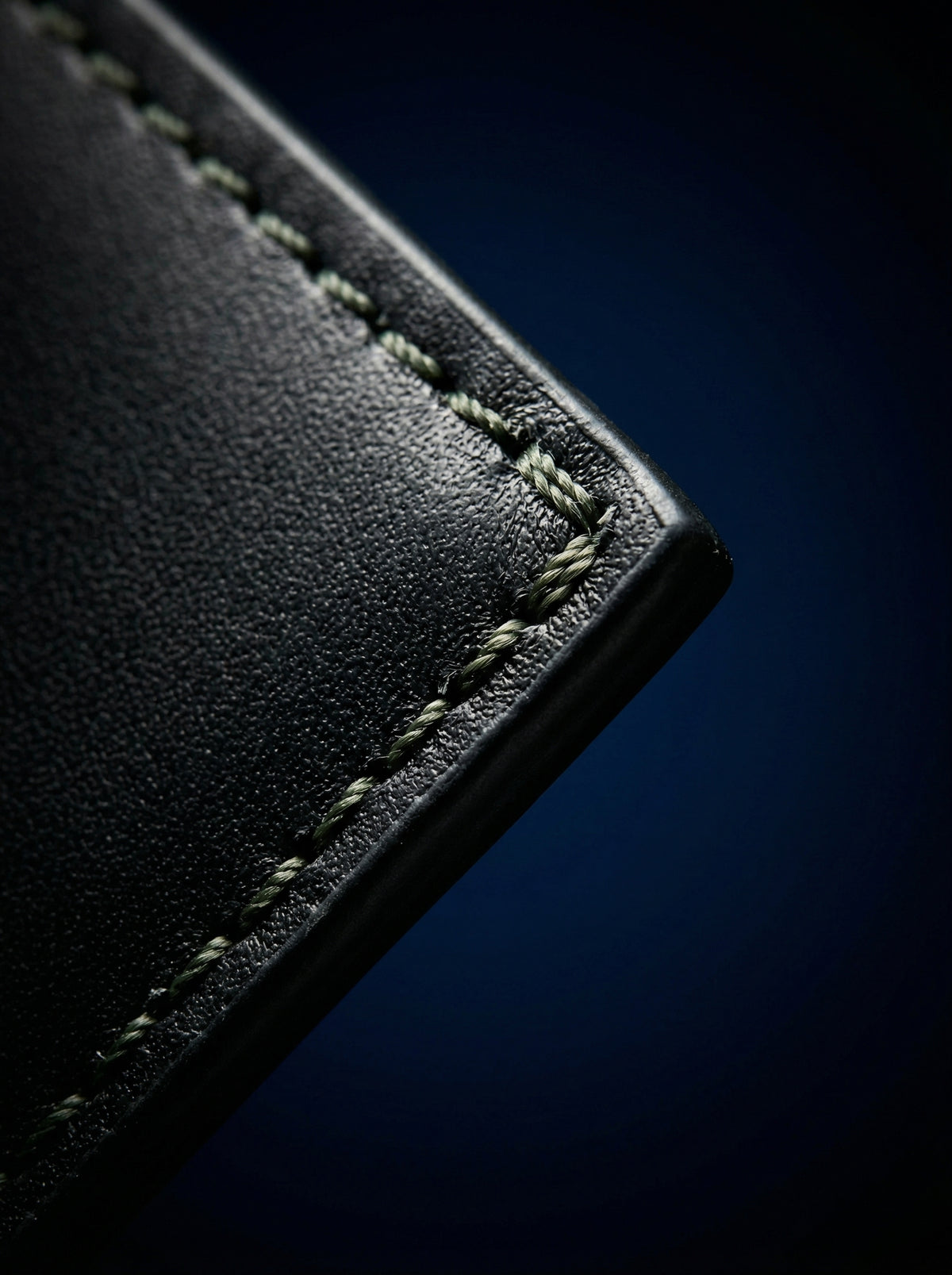 Black Leather Bifold Wallet