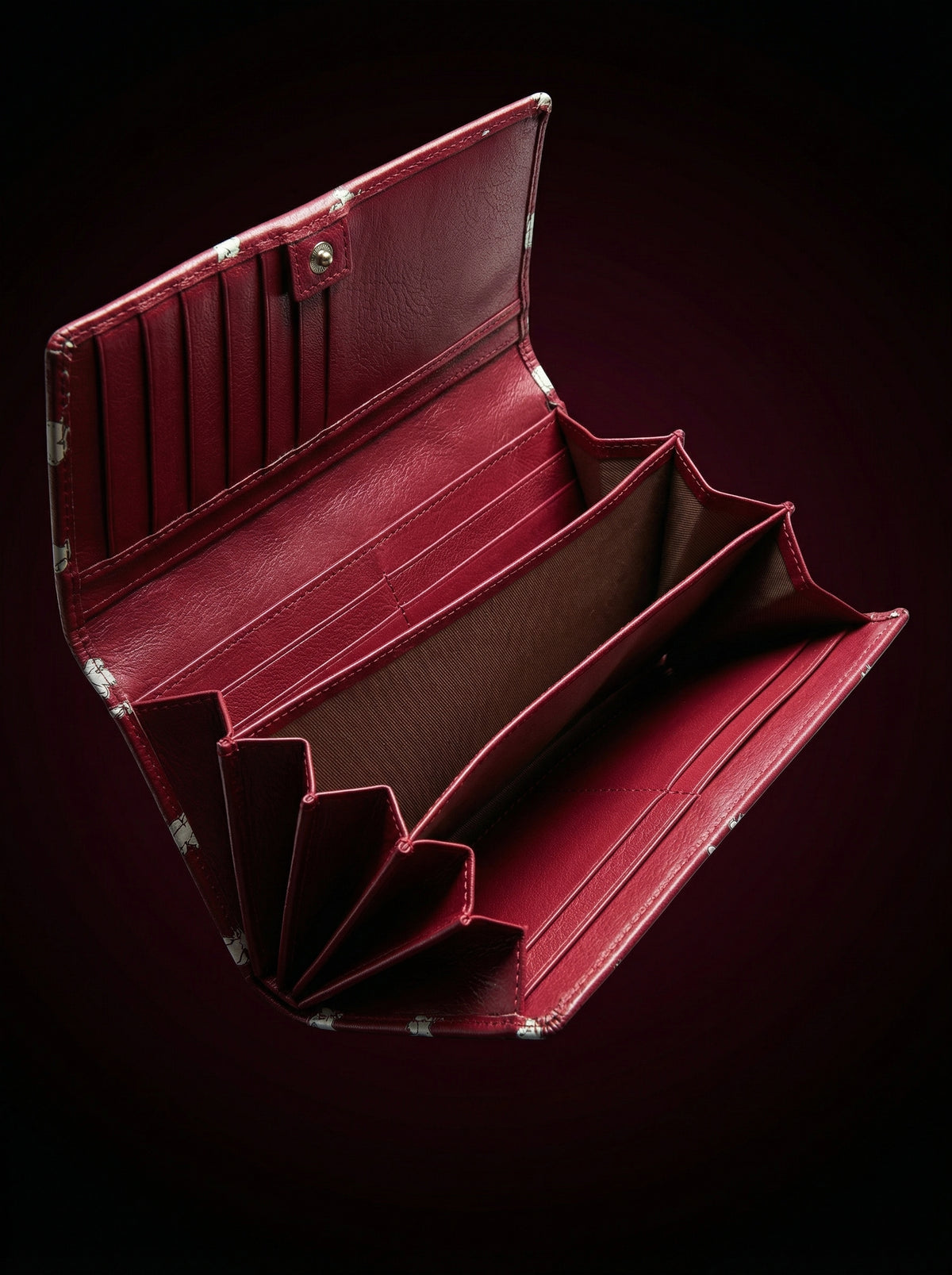The Verdant Songbird Zip-Around Leather Continental Wallet