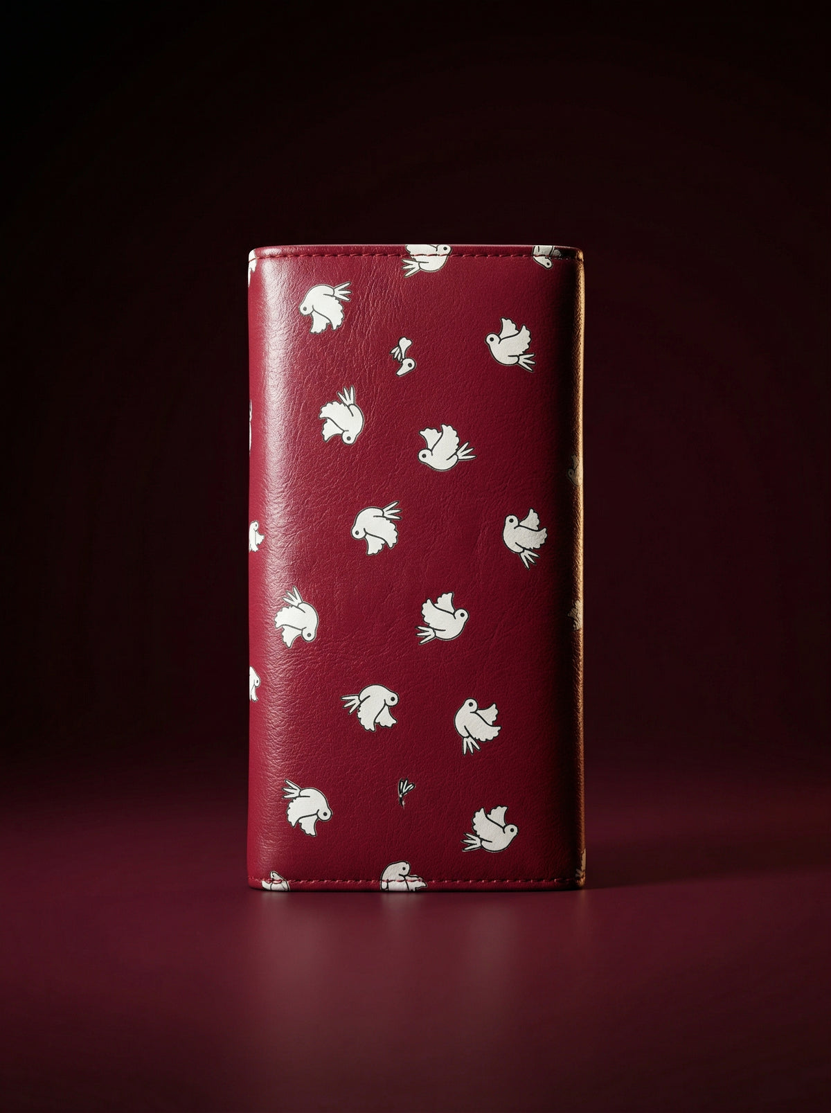 The Verdant Songbird Zip-Around Leather Continental Wallet