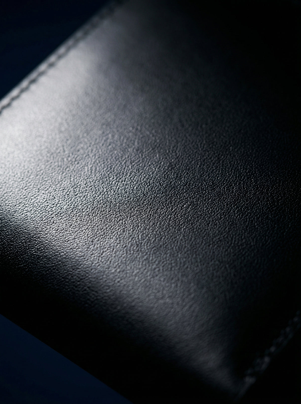 Black Leather Bifold Wallet